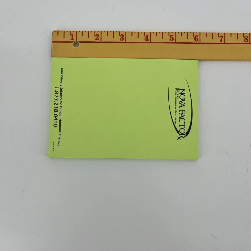 Pharmaceutical Promotional Post-it Note Pads Genentech Nova Factor Metadate